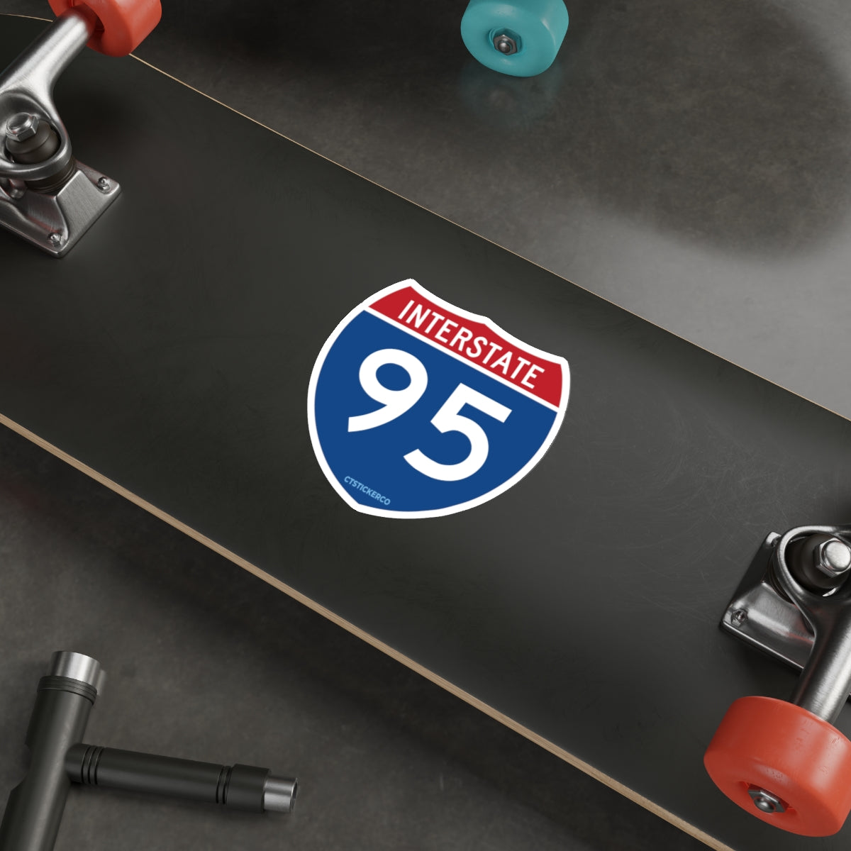 I-95 Highway Sign Die-Cut Sticker