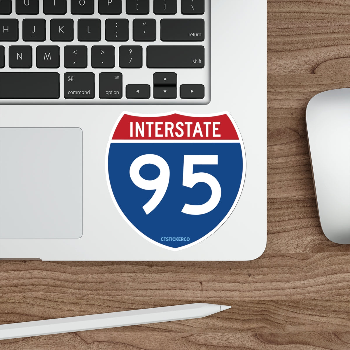 I-95 Highway Sign Die-Cut Sticker