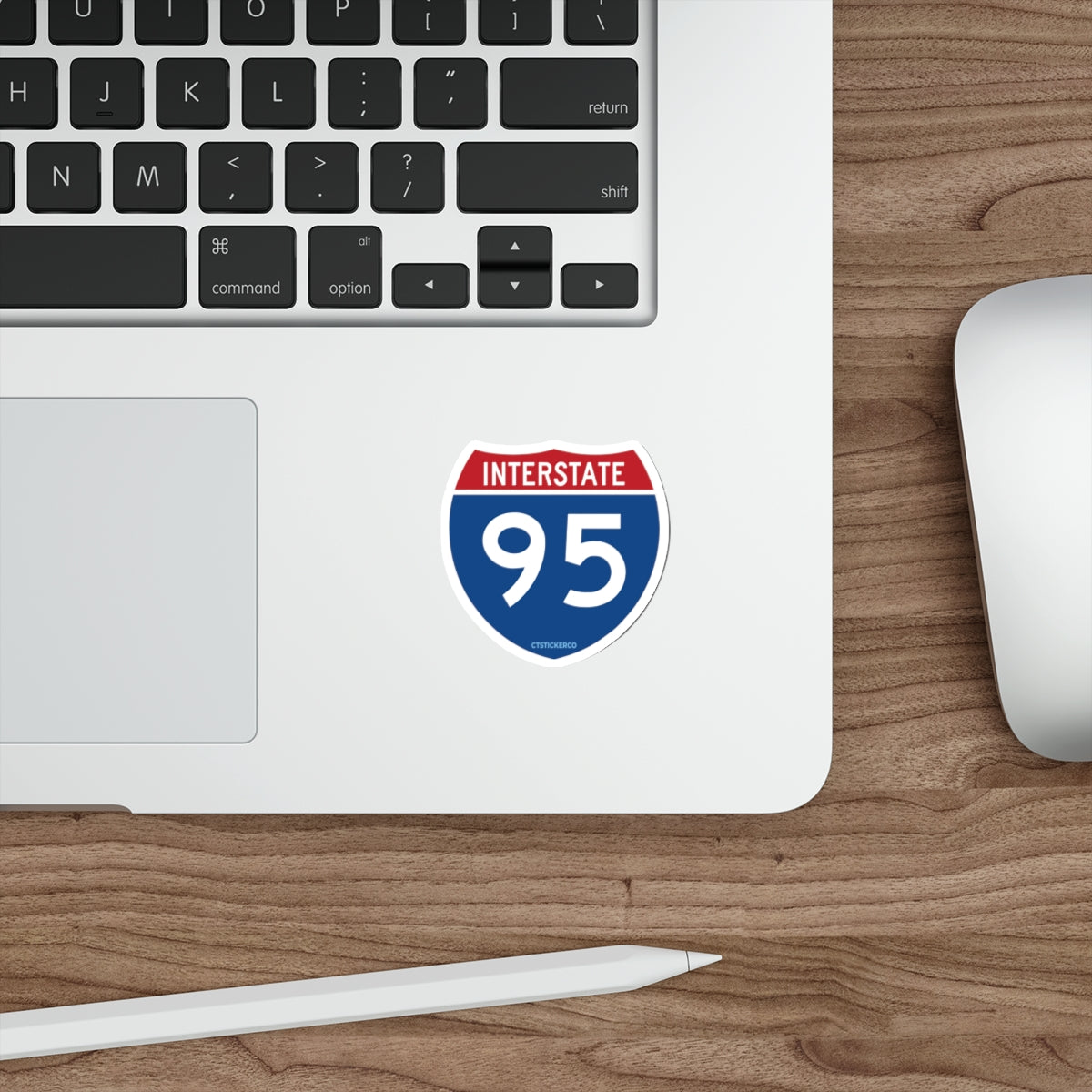 I-95 Highway Sign Die-Cut Sticker